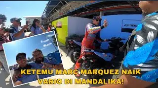 AKHIRNYA KETEMU MARC MARQUEZ SEDEKET INI DI MANDALIKA‼️ #MotoGP #motogpmandalika  #marcmarquez