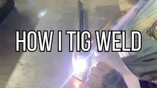 How I tig weld sheet metal panels together.