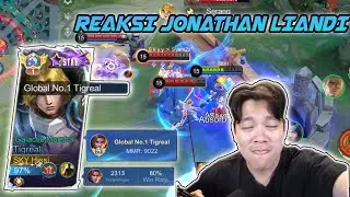 ABSOLUTE CINEMA!!!! JONATHAN LIANDI'S REACTION TO THE DEFENSE OF TOP 1 GLOBAL TIGREAL