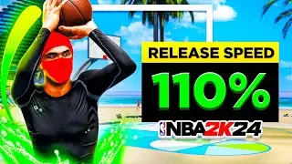I Found the FASTEST Jump Shot on NBA 2K24 (VERY FAST + 100% PURE GREEN WINDOW)