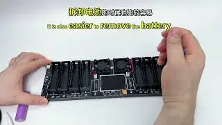 8 Channel 18650 Lithium Battery Capacity Tester Module MAh MWh D