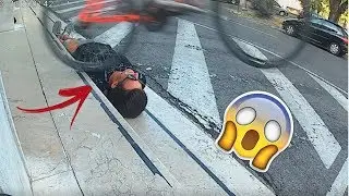 ROCKRIDER 340 STUNTS. (with fail ) (beginner) #.1