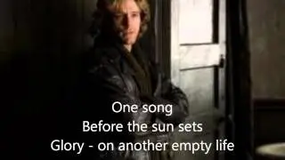 One song glory - Rent (Lyrics)