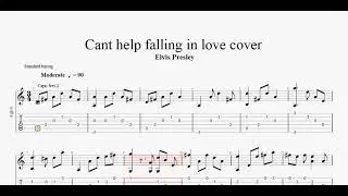 Can't help falling in love with you - Elvis Presley Cover Tab Fingerstyle