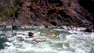 Running Blossom Bar On The Lower Rogue River During High Water