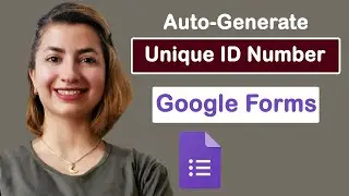 Auto Generate Reference Number When Form Submitted (Google form)