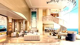 Inside a STUNNING $5.7M,Dubai PENTHOUSE, Waterfront Haven Palm Jumeirah, @modernarchitecturedesign