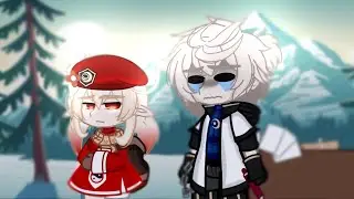 i don’t talk to strangers. || genshin || albedo & klee || meme