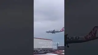 AirAsia Puregold Livery LANDING At Mactan-Cebu International Airport [CEB/RPVM]
