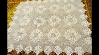 Скатерть из филейных мотивов.