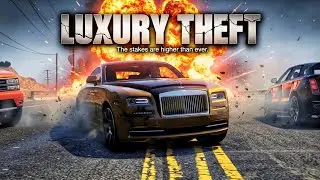 Franklin Steal Rolls Royce Golden Wraith | GTA 5 Police Chase Short Film