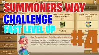 Summoners Way Challenge Fast Level Up 4 Clear Faimon Volcano Path Normal