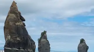 Enchanting Tales: The Three Sisters & Elephant Rock of Tongaporutu