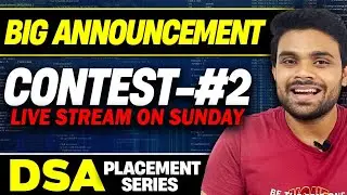 Contest 2 Recursion | Live Stream on Sunday 19th ( Don't miss )