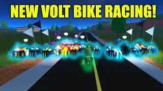 New Volt bike RACING!!! | Roblox Jailbreak
