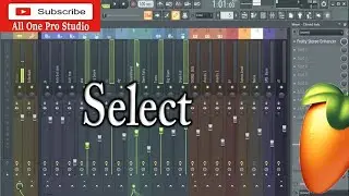 How To Select Multiple Or All Mixer Insert In FL Studio