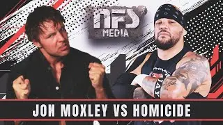 Jon Moxley VS Homicide #jonmoxley #deanmbrose #homicide #shield #icw #wrestling #nfsmedia