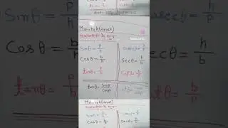 Let's learn trigonometry formula easy way
