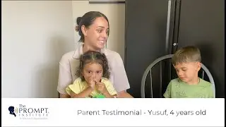 How has PROMPT therapy helped your child? Parent Testimonial - Yusuf, 4 years old.
