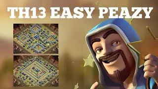 TH13 Easy 3 Star | Double Attack By Angelyne Tronic | Clash Of Clans