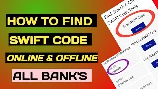 swift code kaise pata kare | how to find swift code of your bank account