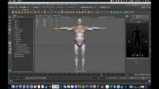 Attaching Clothes to Rigged Characters in Maya