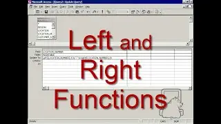 Left and Right functions in Microsoft Access ~ DataPig