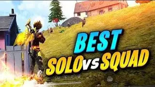 A Solo Warrior's Battle Against Squads in Free 🔥❤️‍🔥💨