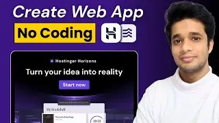 Create a No Code Web-App with Hostinger Horizons & Start Earning money