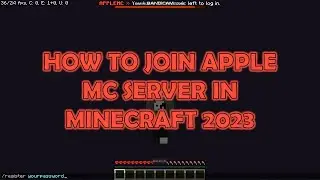 HOW TO JOIN APPLEMC SERVER IN MINECRAFT 2023
