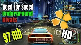Need For Speed Underground Rivals 97mb ppsspp HD Gameplay