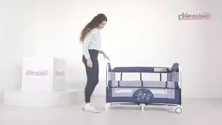 Patut pliabil Chipolino Merida cu lateala culisanta
