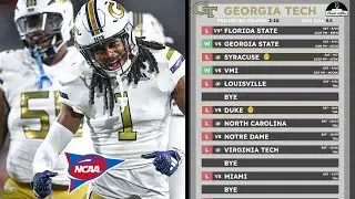 2024 Georgia Tech Yellow Jackets Football Game Schedule