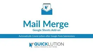 Automatically Send a PDF File as an Email Attachment using Quicklution's Mail Merge add-on