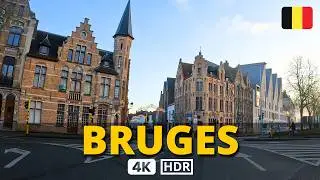 😍 Exploring BELGIUM - Driving from GHENT to BRUGES in a Charming ROAD TRIP! 🚗