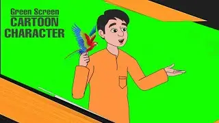 green screen cartoon video | cartoon character | green screen cartoon animation | cartoon maker