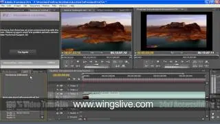 IntroductionTo Premier Pro CS4 - Video Tutorial - Wingslive