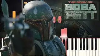 The Book of Boba Fett - Main Theme | Piano Tutorial