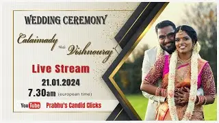 Vishnou Calaimady Traditional Wedding Live Stream | Prabhu's Candid Clicks | France