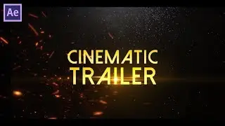Cinematic Title Animation in After Effects - After EFfects Tutorial - No Plugin - Free Template