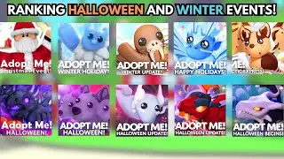Ranking Adopt Me Halloween and Winter Events! (2019-2023)