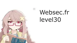 Websec.fr - level30