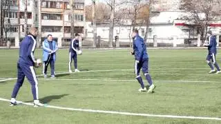 Динамо-Брянск.Первая тренировка с новым главным тренером.