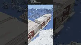 Venetian House in a Frozen Biome! Minecraft Code Creation! 