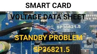 SP36821.5 smart card voltage data sheet #standby #dead#power issue.