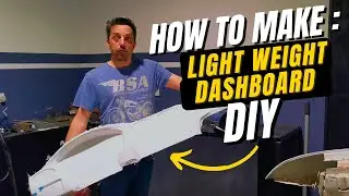 Light Weight Dashboard how to: Making a fiberglass dashboard for my 2007 Ford Focus race car