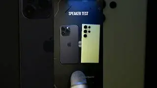 Samsung Galaxy S23 Ultra vs iPhone 14 Pro Max - SPEAKER TEST