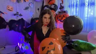 Roleplay ASMR | Dracula Kitty is Popping all the Balloons to Break a Curse 🎃 (Halloween)