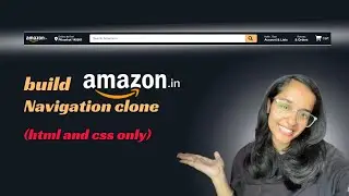 creating amazon clone navbar only html css | #shorts #html #css