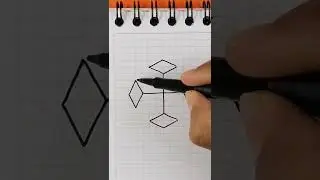 🔴 Dibujos 3D 🟢 Como Dibujar una CRUZ Facil - 